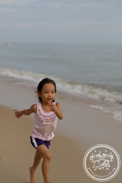 Zaria at the beach